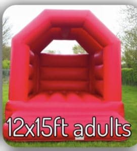 12X15FT RED CASTLE WITH ROOF